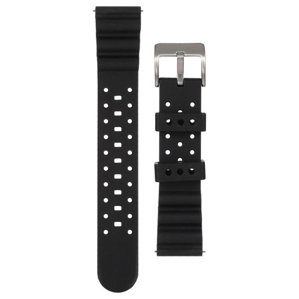 

watch bands 1pc fashionable rubber strap watchband for decor, Black;brown