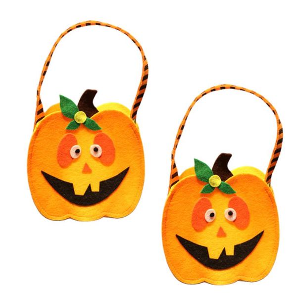 

gift wrap decorative children carry pumpkin bags candy cloth for decoration