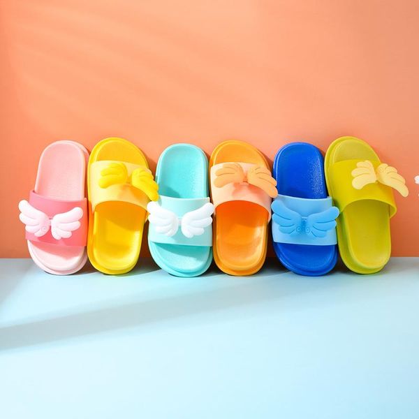 

slipper bean sprouts children' shoes slippers summer boys girls kids indoor household cute sandals and, Black;grey