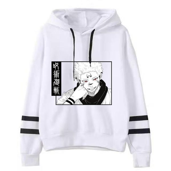 

men's hoodies & sweatshirts jujutsu kaisen spring and autumn loose male casual hoodie, Black