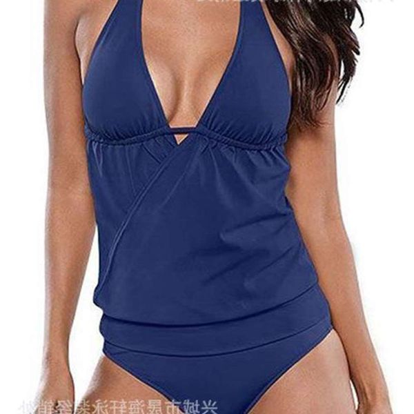 

shenghaixuan women's large split multi color bikini swimsuit, White;black