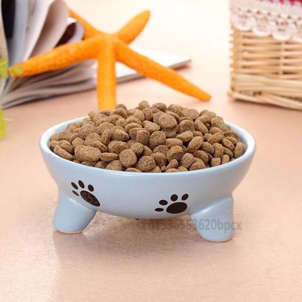 

cat bowl ceramic pet tripod dog general anti rollover products bowls & feeders