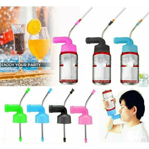 

beer snorkel funnel brewing drink bong hens silicone stainless steel straw for entertainment party kitchen bar equipment drinking straws