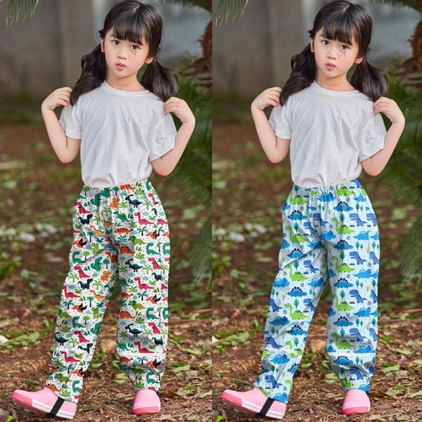 

trousers children waterproof rain pants kids baby boy girl dungarees windproof mud breathable bottoms, Blue