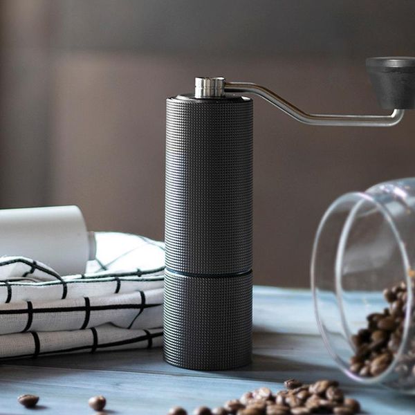 

manual coffee grinders grinder stainless steel burr aluminum mini milling utensils