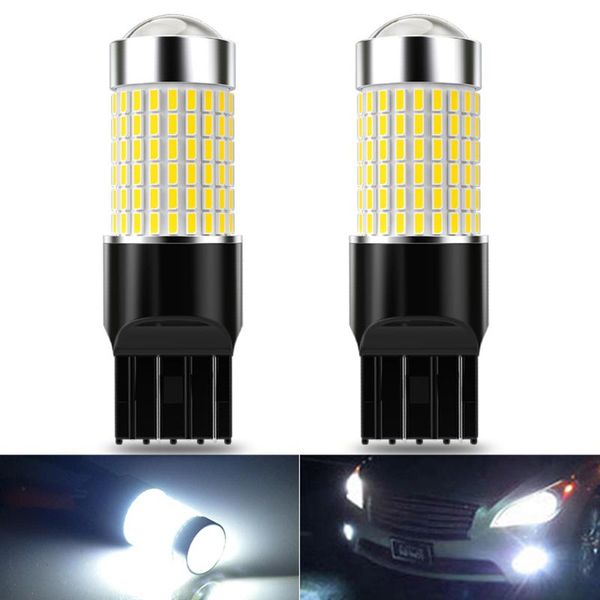 

emergency lights 2x p21w 1156 ba15s 7443 t20 w21w 3157 p27/7w led canbus bulb reversing light white for kia rio 3 4 2021