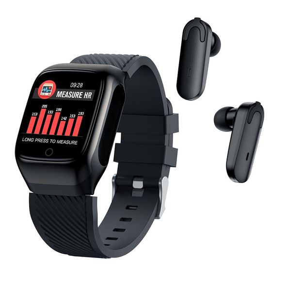 

wireless Smart watch sports color screen s300 bluetooth headset combo