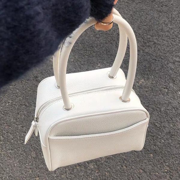 

waist bags trend lychee pattern handbag fashion all-match hand-carrying small bag pillow box-shaped square girl