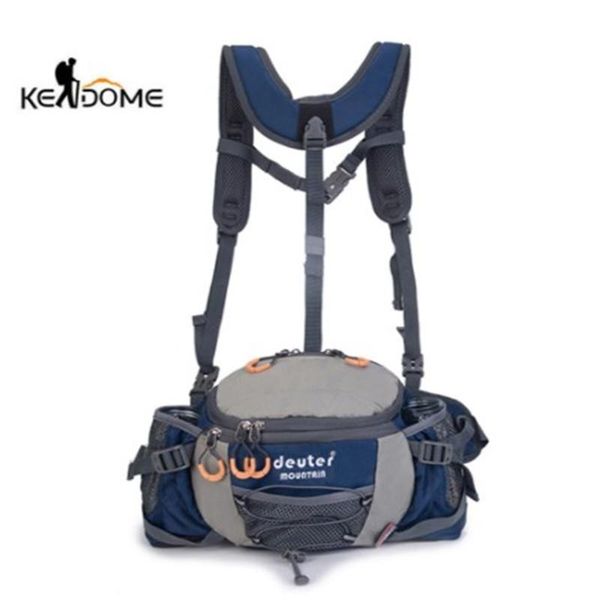 

outdoor bags sports waist hiking cycling climbing backpack bicycle running water bottle bag waterproof nylon mountain pack -40