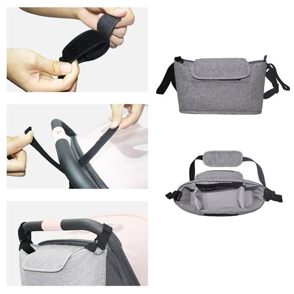 

large capacity baby stroller bag storage organizer mom travel hanging carriage pram mummy diaper bags stroller accessories