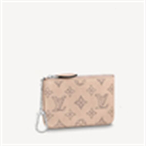 

m69508 key pouch real leather long wallets chain wallet pouches key card holders cases purse clutches evening, Red;black