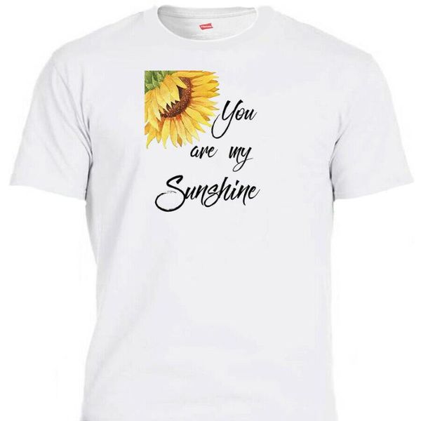 

my sunshine, sunflower, awesome, t-shirts men's, White;black