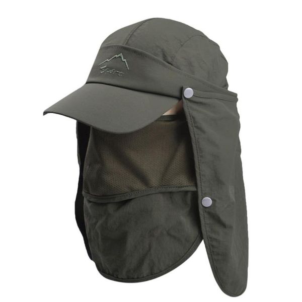 

party masks summer outdoor sun hat protection bucket boonie cap solid adjustable fishing l0403