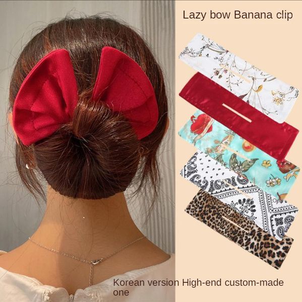

hair clips & barrettes women knotted deft bun print bands rope headband summer hairpin braider makers fashion fabric braiding tool, Golden;silver