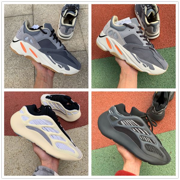 

700 v2 v3 running shoes static reflective ash blue zebra cinder pearl tail light 3m reflective israfil asriel linen trainers mens women with