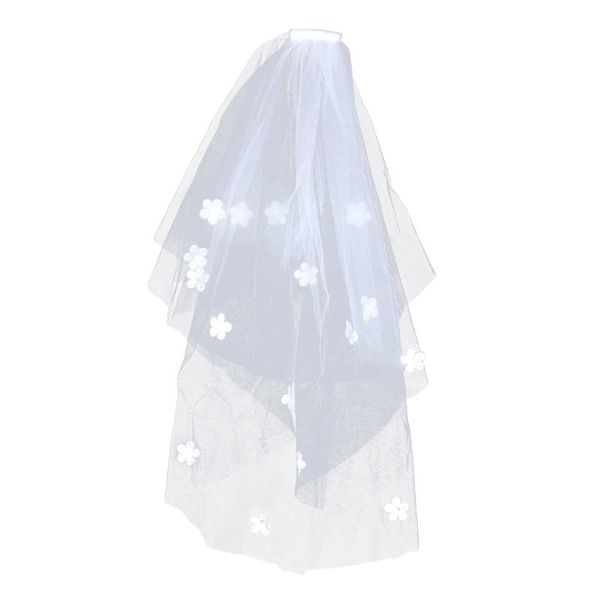 

bridal veils 1pc veil short lightweight fluffy beautiful gauze for wedding, Black