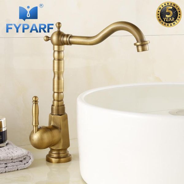 

bathroom sink faucets fyparf basin single hole lever mixer tap vanity sinks cold and kitchen brass taps