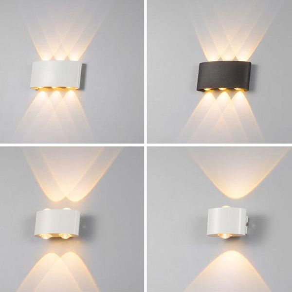 

outdoor wall lamps ip65 waterproof led lamp garden aluminum sconce indoor bedroom living room stairs light ac86-265v lights