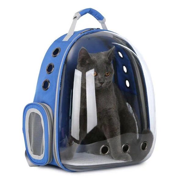 

cat bag pet space out portable backpack shoulder dog with transparent cabin breathable carriers,crates & houses