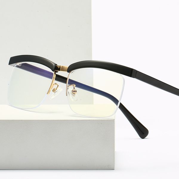 

sunglasses underworld legend tom glasses hardy same anti blue light plate spectacle frame men's optical mirror half myopia, White;black
