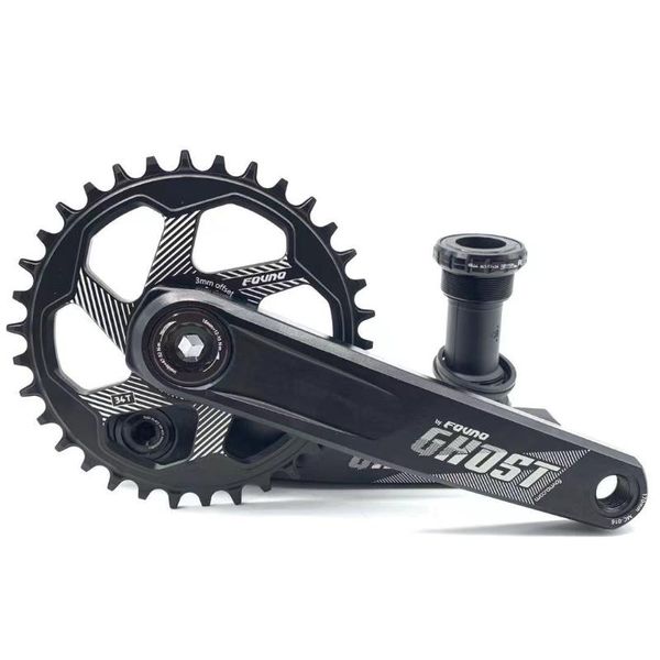 

bike heels & chainwheels fovno gxp bicycle crank direct mount mountain crankset aluminum alloy mtb for parts