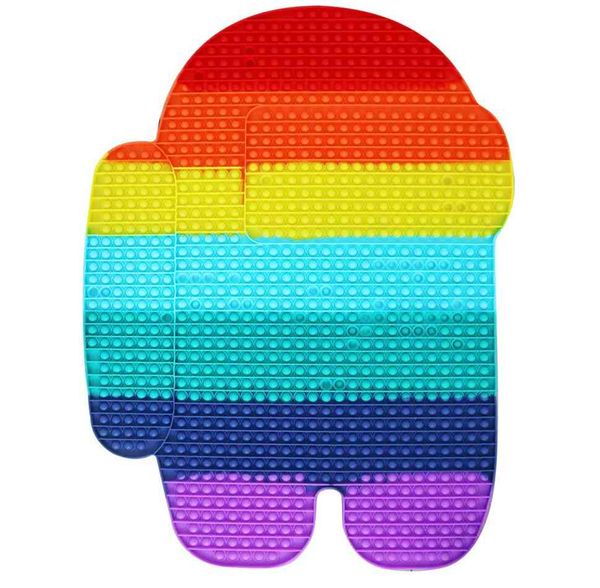 

jumbo among in us astronaut push pop bubble huge strs relief anti anxiety fiet sensory toy pop