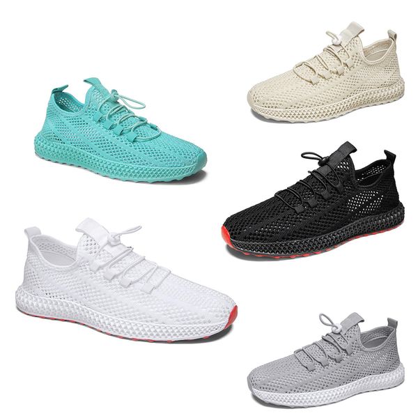 Scarpe da corsa Primavera Sport Sport Mens da donna Sneakers Bianco Blu Blu Black Traspirante Abbigliamento da esterno