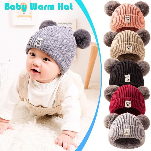 

born winter cap baby infant kids beanie for boys girls doll knitted warm hats gorros niÃ±os invierno kid hat caps &, Yellow