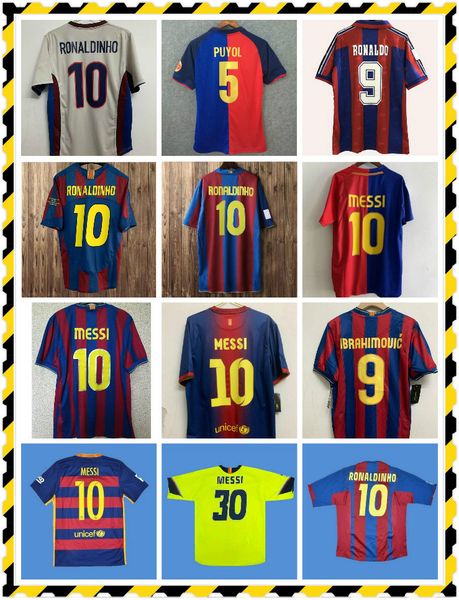 

retro rivaldo ronaldinho ronaldo soccer jersey 91 92 95 96 99 01 02 03 08 09 xavi giovanni a. iniesta ibrahimouic football shirt, Black;yellow