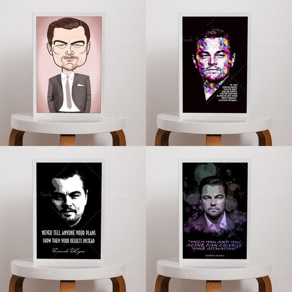 

paintings leonardo dicaprio poster, art print, wall art, decor,poster print