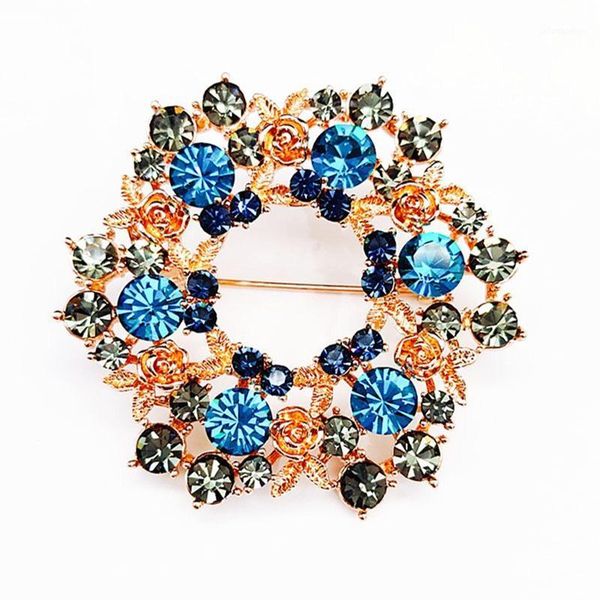 

pins, brooches eyer arrival fashion flower jewelry for women christmas party gifts crystal brooch1, Gray