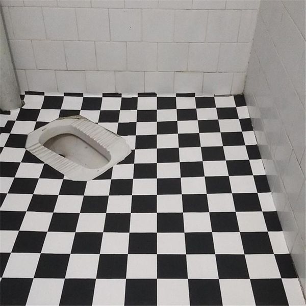 

2mÃ60cm deskwaterproof thick wear-resistant wallpaper modern bathroom self adhesive contact paper floor sticker home decor wallpapers