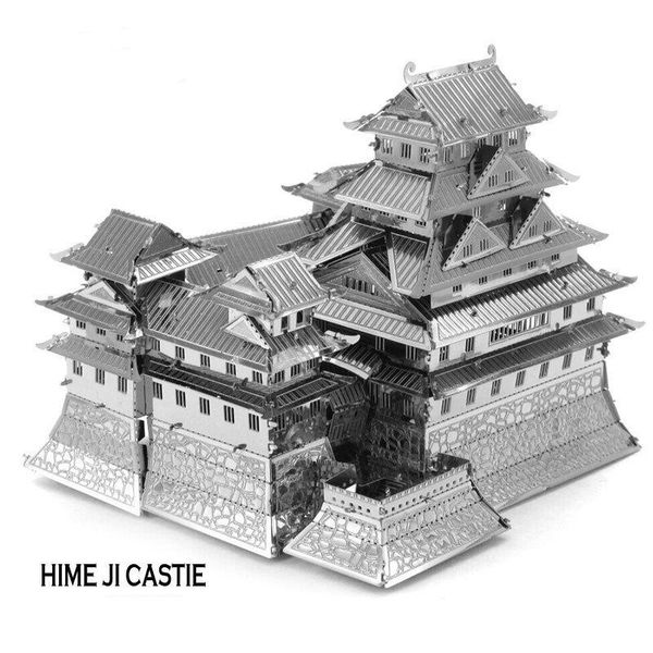 

decorative objects & figurines manual diy stitching model creative gifts metal art figurine travel souvenirs opera house himeji castle home