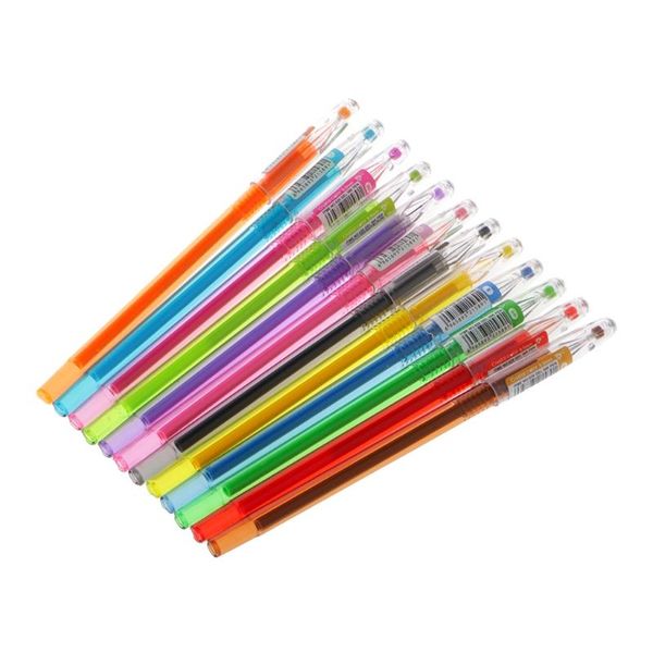 

gel pens diamond pen school supplies draw 12 colored student candy color gifts 53cc