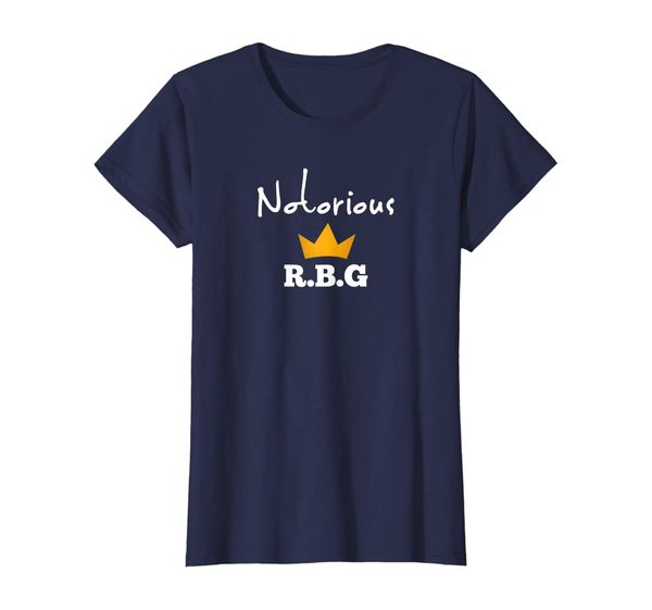 

womens notorious rbg ruth bader ginsburg feminist political t-shirt, White;black