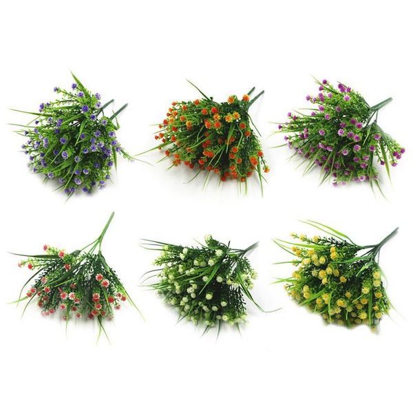 

artificial flower for home decor wedding bridal accessories gypsophila plastic plants ornaments decorative flowers & wreaths