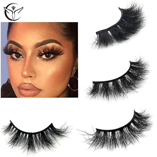 

mink eyelashes 3d hairlashes volume natural long thick wispy fluffy handmade 1pair faux cils extension in bulk-j21