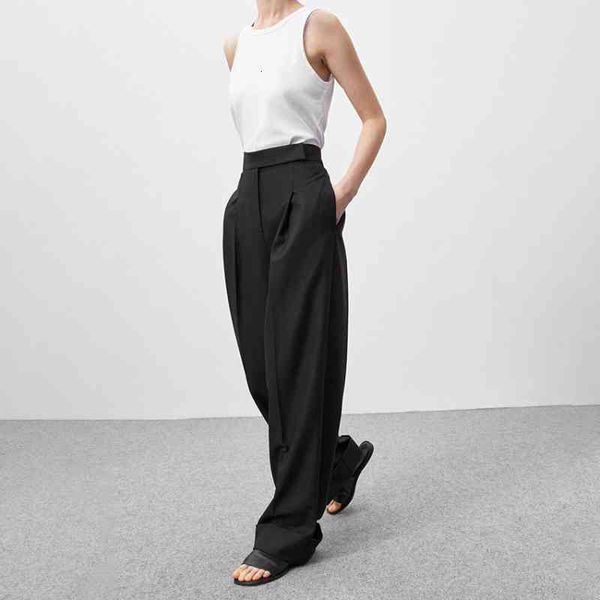 

women's pants & capris nomikuma summer woman korean elegant high waisted long trousers causal solid wide leg mujer pantalones 6j951 i12, Black;white