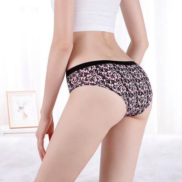 

women's panties 12pcs/set lingerie for woman underwear set lace side breathable girls briefs female cotton underpant, Black;pink