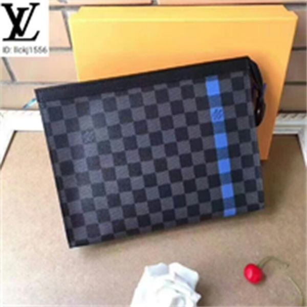 

chain men brand blue designer long luxury compact dsl2 strap m61692 real leather medium wallet plaid wallets clutch purse with clutches even, Red;black