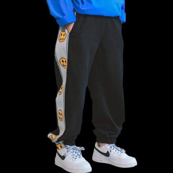 

trousers children's boys' fried street pants spring and autumn fashion 2021 middle school overalls are handsome, Blue