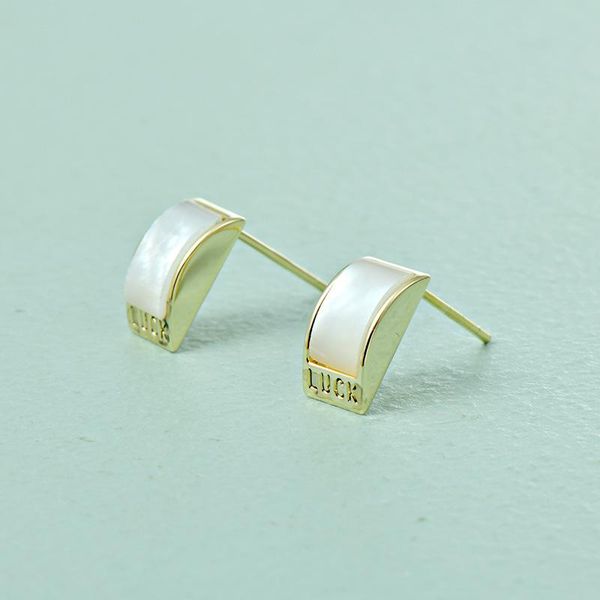 

stud french net red versatile opal earrings luck design sense s925 sterling silver needle minority high, Golden;silver