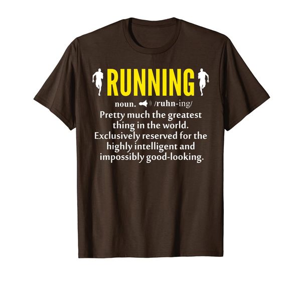 

noun running funny definition marathon runner/running gift t-shirt, White;black