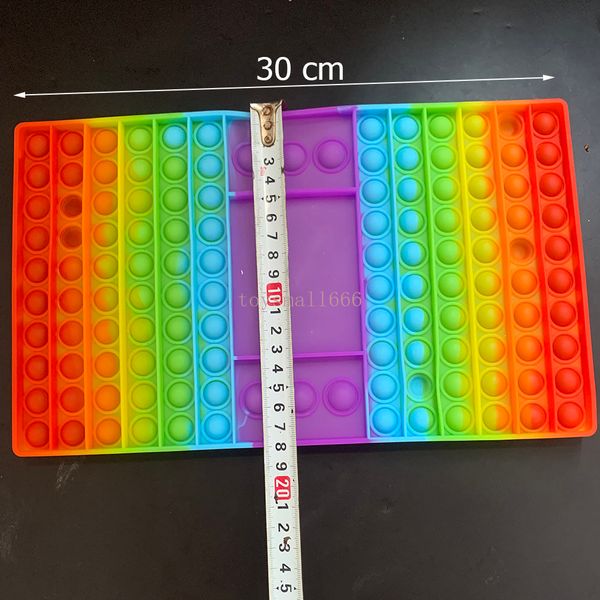 

2021 psensitive gradient color children's decompression pressing toy funny anti-stress push it fidget reliver stress