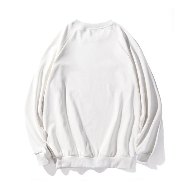

autumn and winter cotton pullover casual hooded high end loose round collar ferret velvet sweater, Black