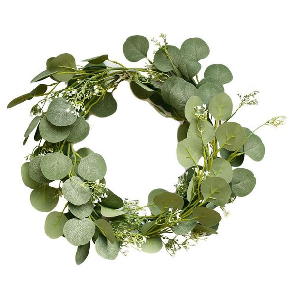 

decorative flowers & wreaths artificial plants eucalyptus leaves garland ivy rattan wedding party decoration bridal accessories living room