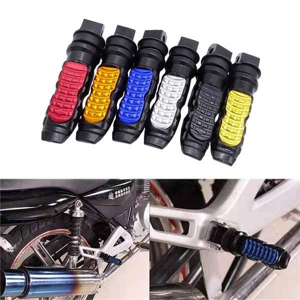 

pedals 1 pair universal aluminum motorbike pedal modification motorcycle rear passenger foot pegs footrest scooter foot-peg