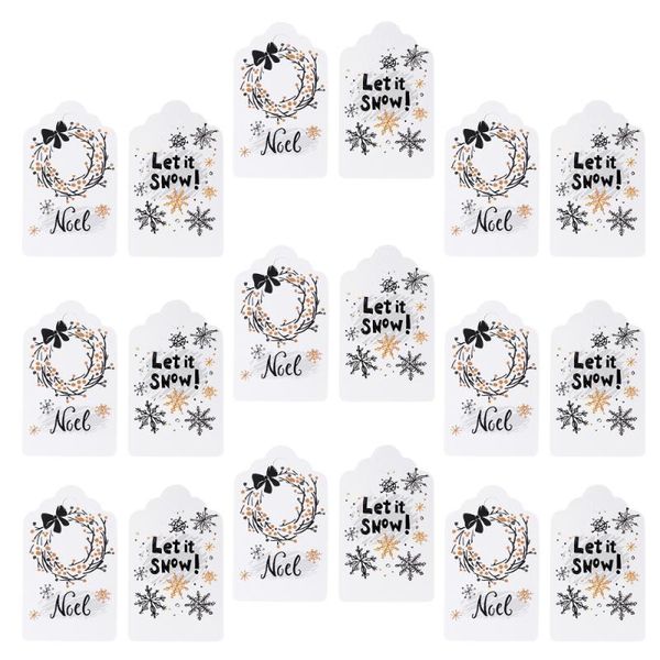 

gift wrap 200pcs 1 set creative birthday cards exquisite paper labels (white)