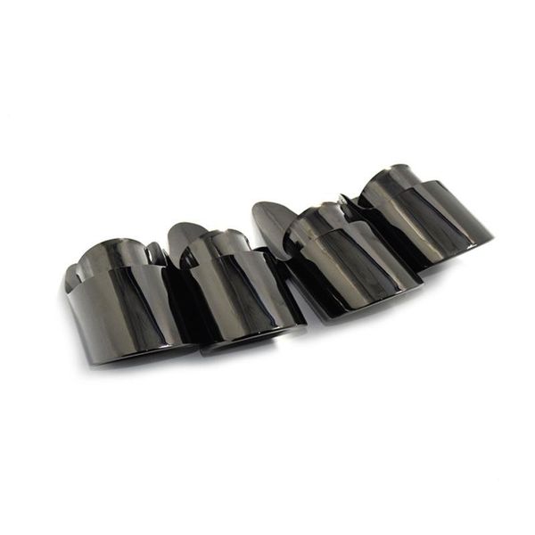 

motorcycle exhaust system car accessories muffler tip tailpipe for macan 3.0t stainless steel black pipe