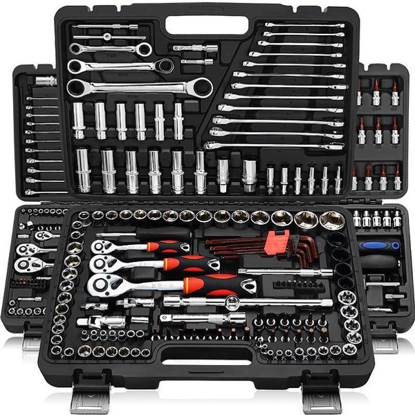 

tool organizers ratchet set simple socket wrench decoration case universal maintenance multifunctional combination 8-32mm household